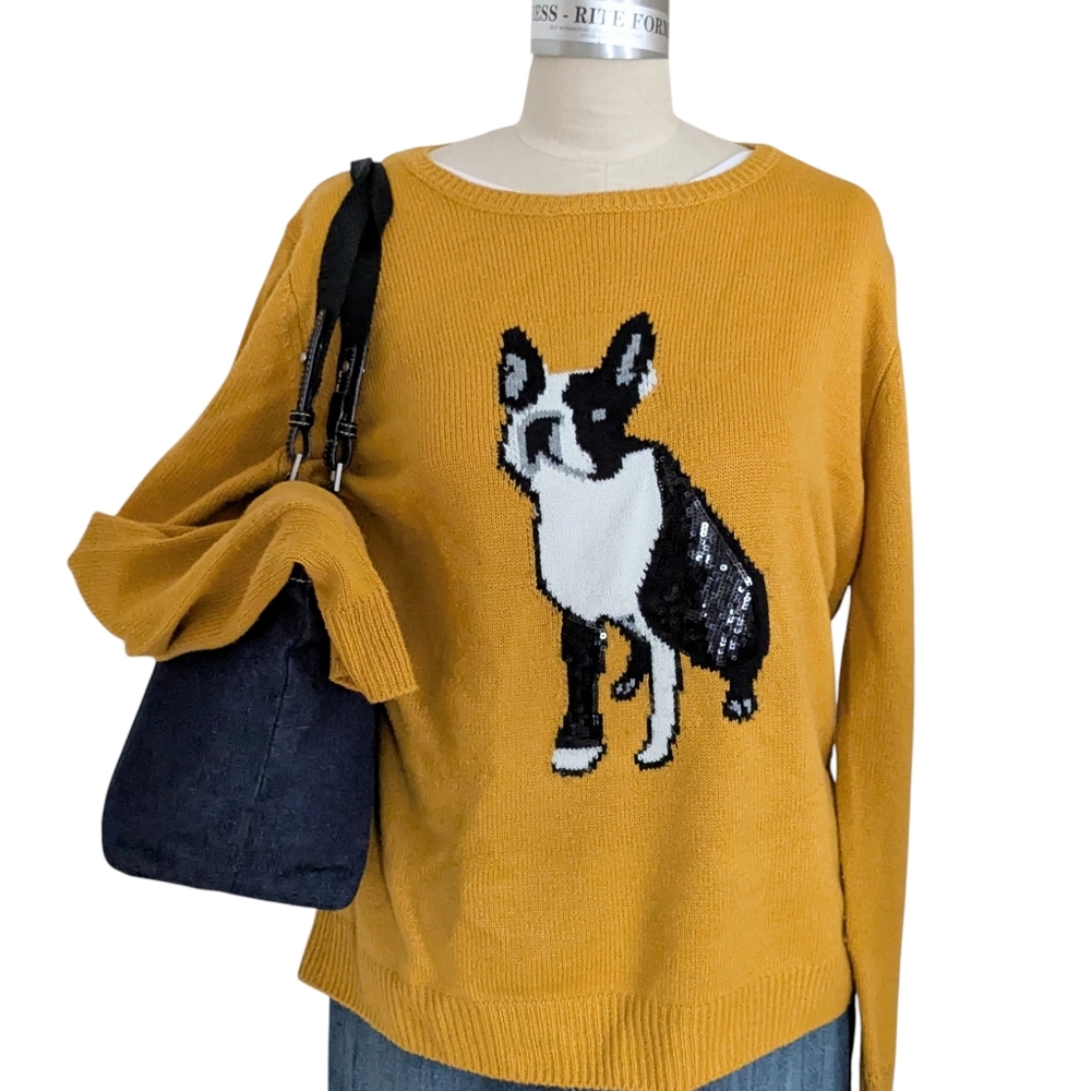 Violeta by Mango Frenchie Sweater Size XXL
